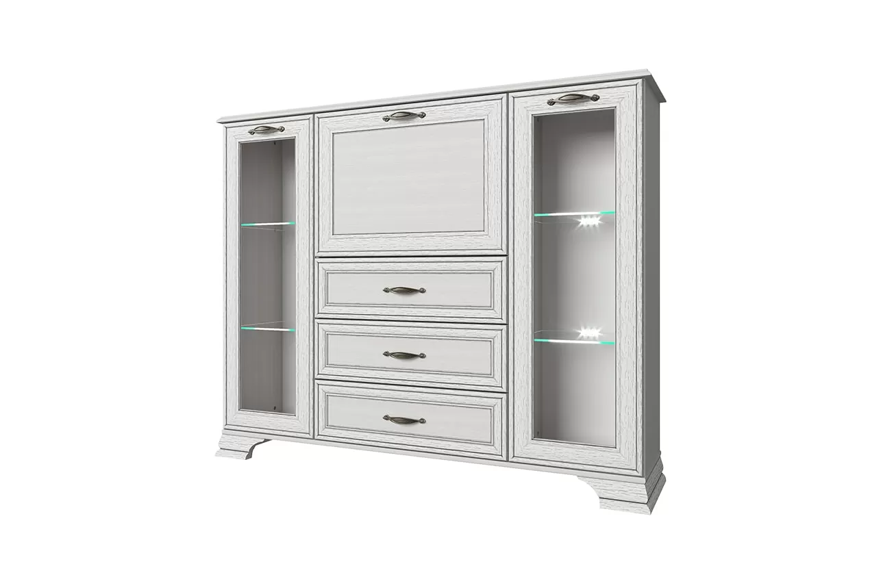 картинка Тумба anrex TIFFANY 2V1D3S (вудлайн кремовый) от магазина Ясень