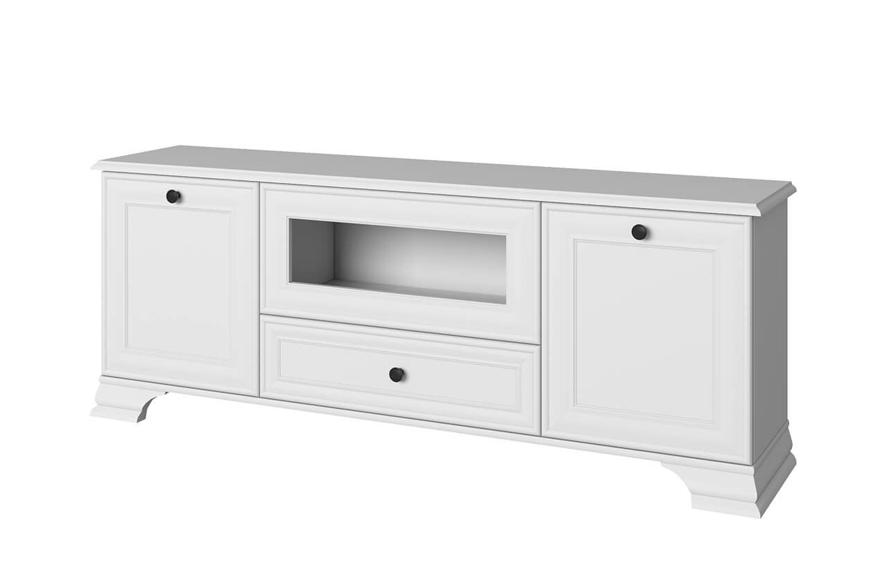 картинка Тумба anrex TIFFANY RTV 1V2D1S (белый) от магазина Ясень