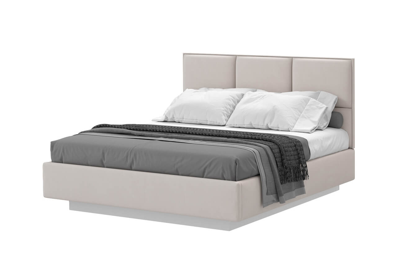 картинка Кровать HELENA 160 с подъемником. Цвет КАМИЛЛА 07 от магазина Ясень