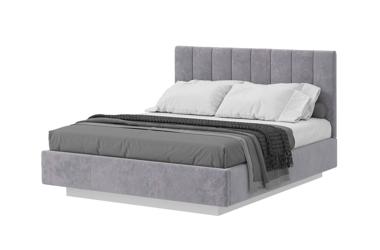 картинка Кровать SABRINA 160 с подъемником. Цвет NEBBY 025 от магазина Ясень