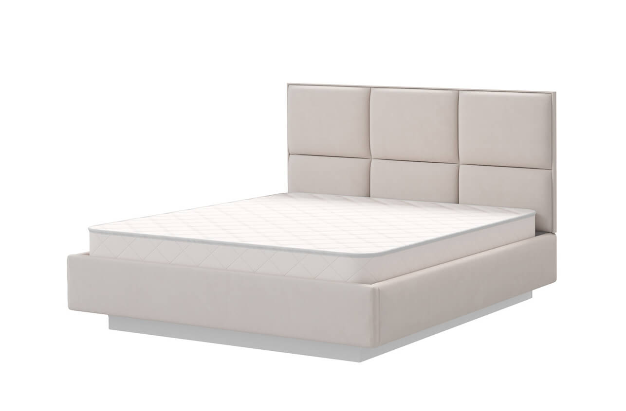 картинка Кровать HELENA 160 с подъемником. Цвет КАМИЛЛА 07 от магазина Ясень