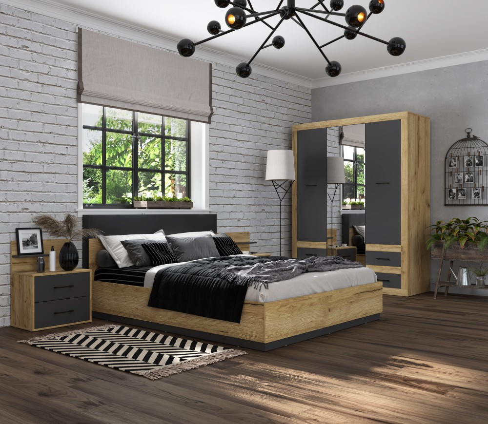картинка Набор Loft Спальня-1 от магазина Ясень