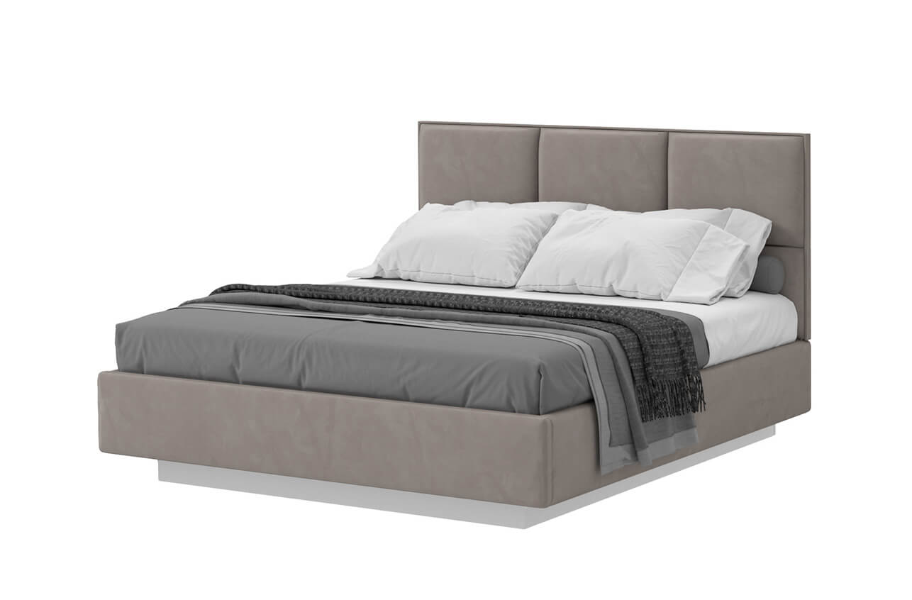картинка Кровать HELENA 160 с подъемником. Цвет КАМИЛЛА 06 от магазина Ясень